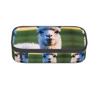 NUYFVG Cute Llama Print Special Pencil Case,Large Capacity,Can Hold Pens,Pencils and Small Accessories
