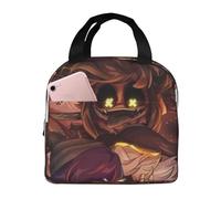 NUYFVG M-urder Drones Portable Aluminum foil Thickened Insulated Lunch Bag, Suitable for Office, Picnic, Hiking, Beach Black