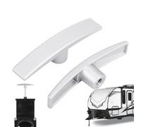 Nuyhadds Aluminum Alloy Grip - Robust Metal Lever, Sewer Waste Handle, Rugged RV Dump Valve Extension | Threaded Replacement Heavy Duty Black Water Tank Pull for Gray Water Control for Camper Waste