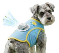 Nuyhadds Animal Gear - Canine Clothes, Puppy Chilling Costume, Ventilated Airflow Sweltering Protection Mesh Breathable Wearable Electric Blowing Mechanism Suit | Low Noise Quick Drying Outerwea