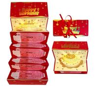 Nuyhadds Animated Glowing Treasury Packet - Expanding Note Wallet, Festive Audio Box, Vibrant Visual Shell | Creative Performance Style Secret Compartment Storage Celebration Accessory for Men