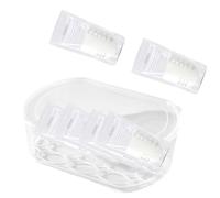 Nuyhadds Breastmilk Storage Container - Stackable Storage Container for Breast Milk - Transparent Sealed Organizer Bins, Waterproof Reusable Breast Milk Containers for Baby Pouches, Milk