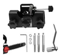 Nuyhadds Chainsaw Sharpening Set, Precision Hand Crank Portable Sharpening Device Set for Electric Saws | For Outdoor Field Workshop Garage Household DIY Maintenance Repair