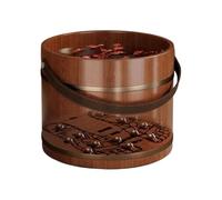 Nuyhadds Footbath Bucket | Wooden Footbath with Massage Roller | Foot Soaker Tub Massager - for Men Women Youth Teens Mother Dad Grandma Grandpa Senior Home Spa Sauna