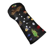 Nuyhadds Golf Club Covers Golf Club Cover - Cover Waterproof Head Guard with Patterns | Identification Number Golf Supplies Flannel Liner Soft Design