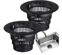 Nuyhadds Kitchen Sink Drain Strainer Quick Drain Telescopic Sink Strainer for Drain Hair Dirt Kitchen Bathroom Shower Flat Catering Student Apartment