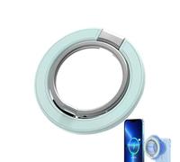 Nuyhadds Magnetic Phone Grip, Magnetic Phone Ring - Adjustable Magnetic Metal Mobile Phone Grip for Car Socket | Rotating Hand Phone Stand, Double Ring Mobile Phone Holder for the