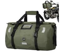 Nuyhadds Motorcycle Bags - Waterproof Reflective Backpack - Motorcycle Luggage Bag with Adjustable Shoulder Strap for Passenger Seat Camping Road Trip Luggage Storage Space