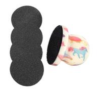Nuyhadds Nail File for Dogs - 4 Replaceable Filing Discs Wooden Handle,Dog File Scratch Board - for Cats Puppies Large Breeds Gentle Claw Care Grooming Trimming Grinding