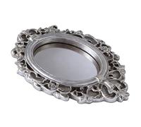 Nuyhadds Ornate Mirror,Retro Small Aesthetic Rustic Resin - Vintage Mirror Mini Doll House Accessories,for Home Bedroom Nursery Apartment Dorm Office Hotel Holiday Birthday Party