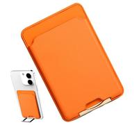 Nuyhadds Paste Phone Wallet, Mobile Phone Wallet, Paste Phone Pocket Multifunctional PU Leather - Phone Wallets Stable Card Holder for Mobile Phones, orange1, Se référer au descriptif, Refer to