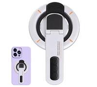 Nuyhadds Phone Magnet Ring Mount,360-Degree Rotation Tripod - Phone Holder for Desk | for Men Women Lazy People Recording Filming Streaming Bedside Workplace Travel Apartment