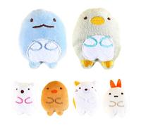 Nuyhadds Plush Catnip Toys - Set Of 6 Plush Cat Teething Toys - Built In Squeaky Bell, Interactive Entertaining Dolls For Small Medium And Large Kittens