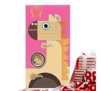 Nuyhadds Red Chinese Envelopes - Fortune Blessing Gold Coin,Horse Chinese New Year Envelopes,for New Year Paper Money Boy Girl Adult Elderly Family Friend Celebration Housewarming