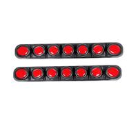 Nuyhadds Reflective Car Stickers, Pack of 2, Foldable Exterior Bumper Protection, Safety Warning Reflectors, Truck, SUV, Car, Motorcycle, Front and Rear Area, Vehicle Body, Everyday Life