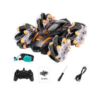 Nuyhadds Remote Control Car RC Cars - Remote Control Car Stunt - Double-Side LED Light Stunt Vehicle Rechargeable Truck
