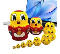 Nuyhadds Russian Dolls | Traditional Hand Painted | Handmade Handmade Russian Dolls | for Living Room Entrance Shelf for Exhibition Bedroom and Children's Room