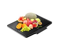 Nuyhadds Silicone Dish Drying Mat, 40 x 33 cm, Heat Resistant Non-Slip Mat, Dish Draining Pad with Integrated Drainage Holes, for Sink Mat, Utensils, Pots, Pans, Worktop