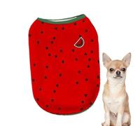 Nuyhadds Small Dog Shirt, Pet Clothes for Small Dogs - Summer Pet Clothes,Soft Breathable Cat to Dog Trembling Cute Watermelon Pineapple Outfit