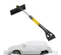 Nuyhadds Snow Brush, Rotating Cleaning Tools with Long Handle, Winter Vehicle Windscreens, Snow Removal and Ice Scraper, Winter Frost Protection for Vehicles such as Trucks, SUVs, Motorhomes