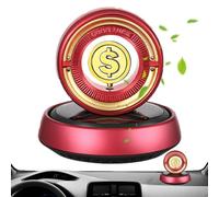 Nuyhadds Solar Car Aromatherapy Car Aromatherapy Diffuser | Heavy Duty Rotating Oil Diffuser Coin Design Car Accessories Car Odour Eliminator Car Fragrance for Strong Car Smell