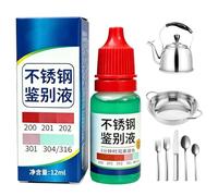 Nuyhadds Steel Detector - Metal Testing Liquid, Quality Detection Reagent, Rapid Manganese Analytical Authenticity Evaluation Bottle | Tableware Cookware Cutlery Utensils Industry Home