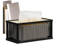 Nuyhadds Tissue Box Cover, Iron Tissue Box Holder - Iron Tissue Box Holder, Toilet Paper Holder for Bedroom, Restaurant, Bathroom, Kitchen