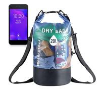 Nuyhadds Waterproof Dry Bag, Waterproof Bag - 20L Kayak Dry Bag, Waterproof Backpack, Includes Mobile Phone Case, Portable Dry Boat Backpack, Dry Bag, Floating Dry Bag, 20l, see description, See