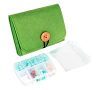 Nuyhadds Weekly Pill Organizer | Large Capacity Weekly Travel Case | Daily Pill Organizer Supplement Dispenser | for Office School Gym Camping Outdoor Men Women Elderly Kids Family
