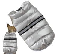 Nuyhadds Winter Coat for Small Dogs, Winter Coats for Small Dogs, Warm Dog Coat with Reflective Stripes and Integrated Hole for the Harness, Puppy Jacket, Pet Clothing for