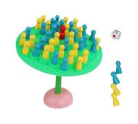 Nuyhgtr Balance Tree - Wooden Stacking Toy for Kids and Families, Two Player Tabletop Puzzle Developing Coordination even Patience Fun Educational Party for Boys Girls or Parents