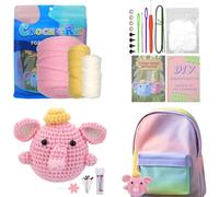 Nuyhgtr Crochet Box | Handmade Elephant Crafts | Knitting Set, For Creative and Artistic Hobbies, for Adults, Women, and