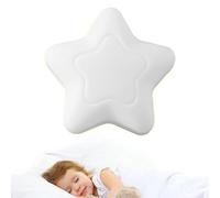 Nuyhgtr Cute , Star Shaped LED Bedside Dark Light, USB Charging Cute Orb Lamp, 2 Color Illumination Up Decor for Bathroom, Bedroom, Wall Decoration, 5 x 3.8 x 5 cm