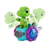 Nuyhgtr Dinosaur Balance Car for Kids - Toddler Interactive Ride Car Toy, Musical Light Up Educational Vehicle, Motor Skill Learning Game, Preschool Play, Safe Electric Dinosaur Vehicle, Boys & Girls