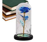 Nuyhgtr Eternal, Creative Light-UpNight Light Ornament, RomanticFlower in Glass,for Women, Wife, BeautifulNight Lamp for Christmas Special Occasions