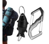 Nuyhgtr Fly Fishing Clip Hook Hook Hook Clip Key Ring Strong Magnet Split Rings Key Ring Hooks Magnetic Net Release Holder Goat Carabiner