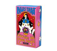 Nuyhgtr Full-English Tarot Deck, Paws Tarot Cards, Engaging Board Game, Insightful Divination Cards, Ages 144+