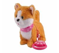 Nuyhgtr Robot Dog Toy - Plush Animal Singing Battery Powered | Realistic and Interactive Plush Puppy with Voice | for Family Boys Girls Holiday Birthday Christmas Education Game