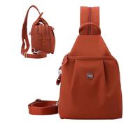 Nuyhgtr Shoulder Bag for Women, Waterproof 2-Way Commuter Tote with Multi Compartments, Lightweight Travel Bag for College, Work, Hiking, Sports, Airplane, Festivals & Active Lifestyles, Orange