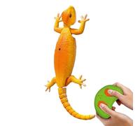 Nuyhgtr Wall Climb Gecko - Remote Control Game, 14.17x6.3in Interactive Robot Crawler with Lights, Indoor Children Playtime Fun, Family Entertainment Activity, Educational STEM Learning for Kids