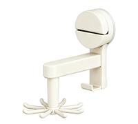 Nuyhgtr Wall Mount Utensil Holder - Rotatable Tool Rack, 5in Suction Cup Storage with Strong Grip, Abs Cooking Organizer with Eight Hooks, Vertical Space Saver for Cabinets Walls, Kitchen Bathroom