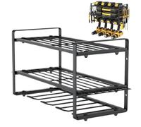 Nuyhgtr Wall-Mounted Tool Rack, Modular Tool Storage, Heavy-Duty Tool Shelf, Garage Storage Rack, 17x11x8cm, Wall Mounted Tool Organizer Shelf for Power Tools, Garage, and Workshop