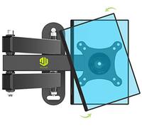 Nuyoah Echo Show 15 & 21 Wall Mount, Full Motion, VESA 100x100mm, 33lbs, Black