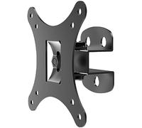 Nuyoah Monitor Wall Mount Tilt Swivel Full Motion for 10”-26” Screens, RV TV Mount Camper, Small TV Wall Mount for Computer Monitors with Max VESA 100x100mm