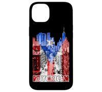 Nuyorican Flag of Puerto Rico T-Shirt Case for iPhone 14 Plus
