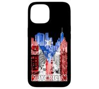 Nuyorican Flag of Puerto Rico T-Shirt Case for iPhone 15
