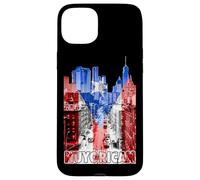 Nuyorican Flag of Puerto Rico T-Shirt Case for iPhone 15 Plus