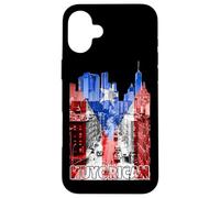 Nuyorican Flag of Puerto Rico T-Shirt Case for iPhone 16 Plus