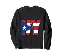 Nuyorican New York Puerto Rico Rican Flag Taino Boricua Sweatshirt