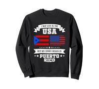Nuyorican New York Puerto Rico Rican Flag Taino Boricua Sweatshirt